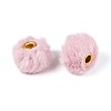 Imitation Rabbit Hair European Beads FIND-WH0126-574U-1