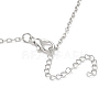 Cat Shape Alloy Rhinestone Pendant Necklaces FS-WG5CA0C-01-3