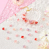 150Pcs 5 Colors Handmade Transparent Lampwork Beads GLAA-NB0001-89-4
