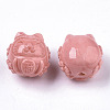 Carved Synthetic Coral Beads CORA-R020-01-2