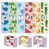90Pcs 9 Styles Plant/Animal Pattern Soap Paper Tag DIY-WH0399-69-030-1