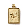 304 Stainless Steel Pendants X-STAS-L022-306G-08-1