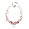Natural Mixed Gemstone Chip Beaded Bracelest BJEW-JB12976-03-2