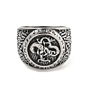 304 Stainless Steel Ring RJEW-B055-04AS-08-2