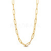 SHEGRACE Brass Paperclip Chain Necklaces JN975A-1