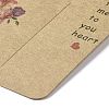 Square Paper Hair Clip Display Cards DIY-B061-01A-03-3