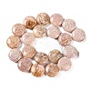 Natural Cherry Blossom Agate Beads Strands G-L246-24-3
