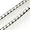 Braided Leather Cord WL-D012-3mm-08-2