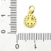 Brass Micro Pave Cubic Zirconia Pendants KK-H475-29A-01G-3