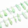 Electroplated Natural Quartz Crystal Beads Strands G-G890-A-08-1