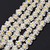 Handmade Millefiori Glass Bead Strands LAMP-J035-10mm-48-1