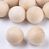 Unfinished Wood Beads X-WOOD-T014-25mm-1