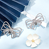 2Pcs Bowknot Alloy Rhinestone Shoe Decorations FIND-CP0002-24A-4