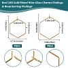 80Pcs 2 Size 316 Stainless Steel Hoop Earring Findings STAS-BBC0003-21-2