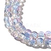 Crackle Glass Beads Strands CCG-C002-6mm-09-3