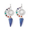 7 Chakra Natural Lapis Lazuli Big Pendants G-F733-02D-1