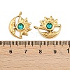 304 Stainless Steel Rhinestone Pendants STAS-Z166-24G-05-3