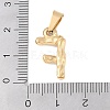 304 Stainless Steel Pendants STAS-F235-01G-F-3