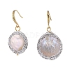 Natural Pearl Dangle Earring EJEW-JE03912-01-3