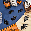 40Pcs 2 Style Demon Wing PU Leather Ornament Accessories FIND-GF0005-93C-4