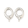 Brass Spring Gate Rings KK-G416-59P-1