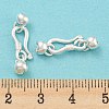 925 Sterling Silver S-Hook Clasps STER-Q191-07A-S-4
