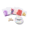 DIY Preppy Bracetet Anklet Making Kit DIY-YW0007-72-3