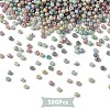 300Pcs Faceted Electroplated Glass Beads Strands GLAA-YW0003-38-2