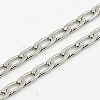 Tarnish Resistant Curb Chain Necklace for Men NJEW-F027-11-2