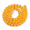Electroplate Transparent Glass Beads Strands GLAA-T032-T8mm-AB11-3