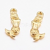 Tibetan Style Alloy Mermaid Pendants X-TIBEP-5402-G-FF-2