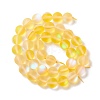 Synthetic Moonstone Beads Strands G-E573-01C-02-2