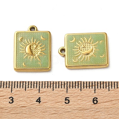 304 Stainless Steel Pendants STAS-A124-17C-G-1