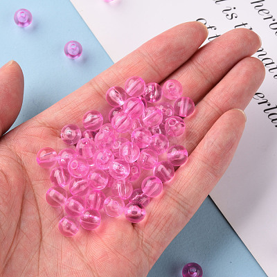 Transparent Acrylic Beads MACR-S370-A8mm-708-1