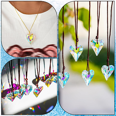12Pcs Glass Pendants GLAA-SP0001-44-1
