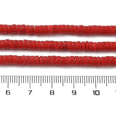 Dyed Synthetic Coral Beads Strands CORA-P010-06A-1