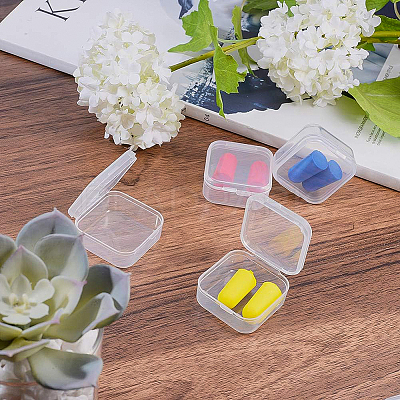 Transparent Plastic Bead Containers CON-BC0004-54-1