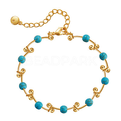 Brass Link Chain Bracelets WG5E311-02-1