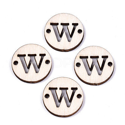 Unfinished Natural Poplar Wood Links Connectors WOOD-S045-140A-01W-1