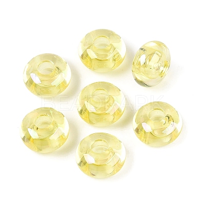 Transparent Acrylic European Beads OACR-E033-20J-1