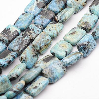 Natural Variscite Bead Strands G-P300-22-13x18mm-1