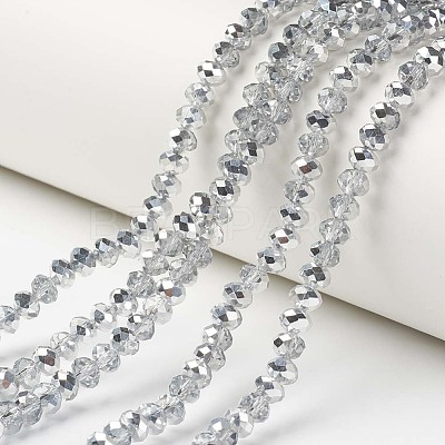 Electroplate Transparent Glass Beads Strands LS-EGLA-A034-T8mm-M16-1