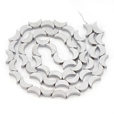 Electroplate Non-magnetic Synthetic Hematite Beads Strands G-T061-174-1