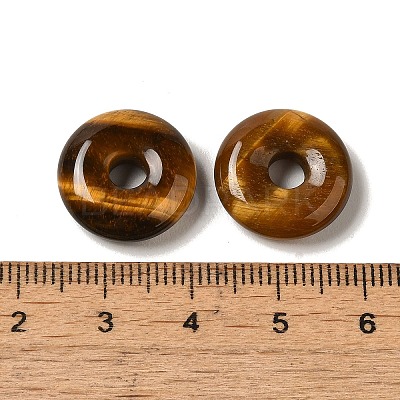 Natural Tiger Eye Pendants G-C066-02H-1