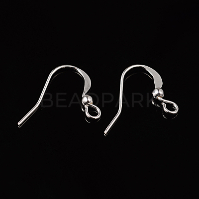 Brass French Earring Hooks KK-Q369-S-1