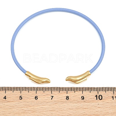 Braided Steel Wire Bangles Making KK-CBA6056-02F-G-1