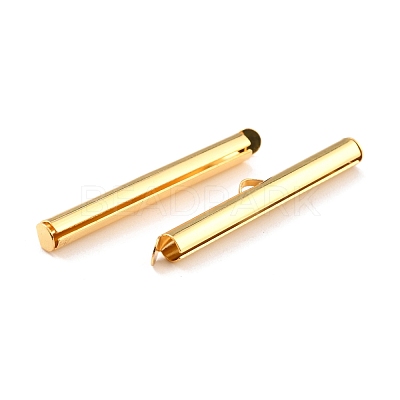 304 Stainless Steel Slide On End Clasp Tubes STAS-C044-08E-G-1
