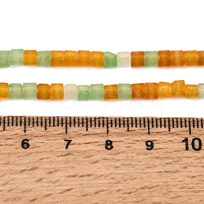 Natural Dyed White Jade Beads Strands GG-CBA0743-I03-1