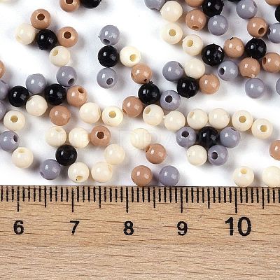 Opaque Acrylic Beads OACR-H118-07B-02-1