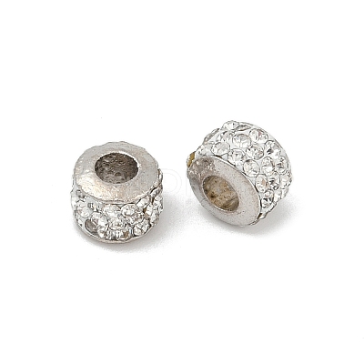 Alloy Rhinestone Clay Pave Beads ALRI-D300-01P-01-1